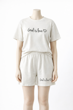 ست تیشرت شورتک GOD IS LOVE - Image 9