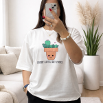تیشرت باکسی طرح کاکتوس