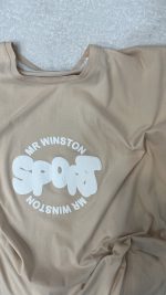 تیشرت باکسی طرح sport - Image 6