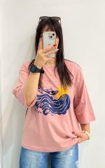 تیشرت باکسی دختر اقیانوس - Image 2