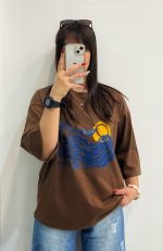 تیشرت باکسی دختر اقیانوس - Image 4