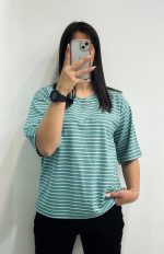 تیشرت باکسی راه راه - Image 6