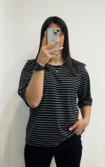 تیشرت باکسی راه راه