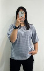 تیشرت باکسی راه راه - Image 4