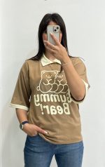 تی شرت باکسی یقه مردونه - Image 4