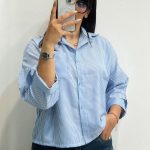 شومیز باکسی راه راه لنین  