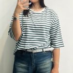 تیشرت باکسی راه راه