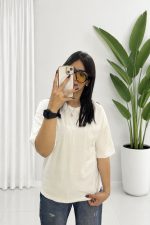 تیشرت باکسی text تابستانی - Image 3