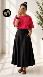 تیشرت باکسی پاپیون - Image 5