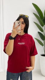تیشرت باکسی text تابستانی