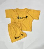 ست کراپ و شورتک love - Image 5