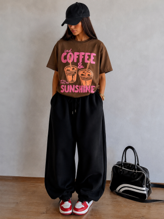 تی شرت باکسی زنانه cooffee