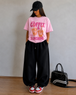 تی شرت باکسی زنانه cooffee - Image 4