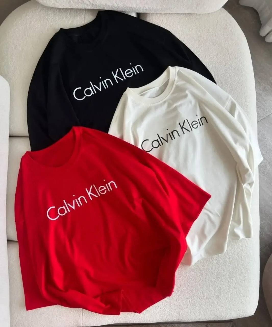 IMG_2431 تی شرت باکسی زنانه طرح Calvin Klein