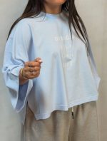 تیشرت باکسی بغل چاکدار - Image 4